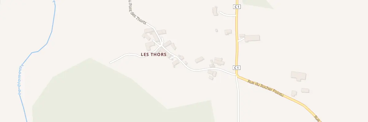 Plan du 5043 Les Thorts à Rocles