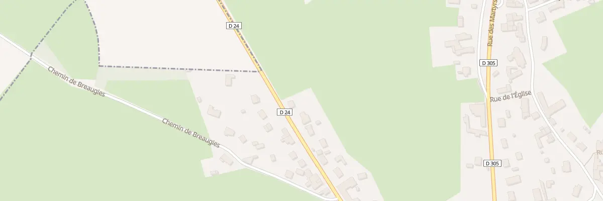 Plan du 26 Rue de Ruinse à Houdain-lez-Bavay