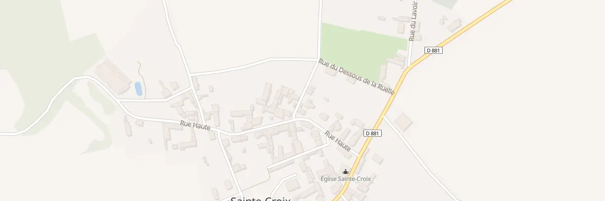 Plan du 8 Rue Haute à Sainte-Croix