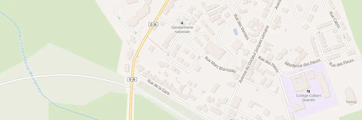 Plan du 11 Rue Marc Blancpain au Nouvion-en-Thiérache