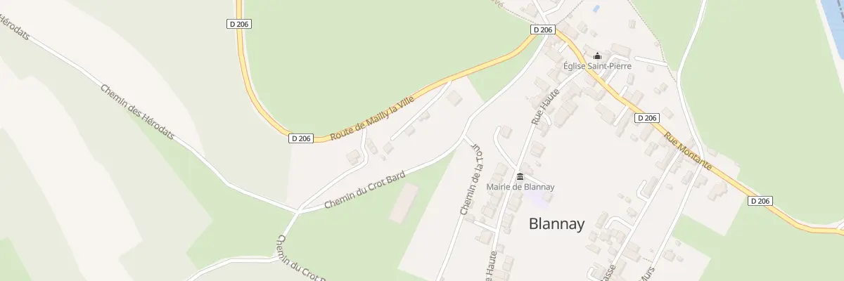 Plan du 3 Imp Dine-chien à Blannay