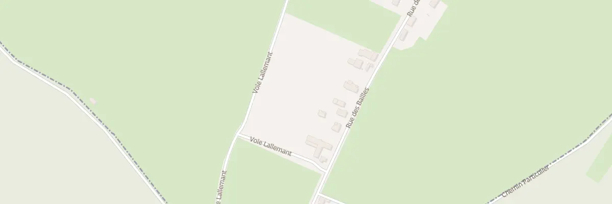Plan du 1270 Rue des Bailles à Obies