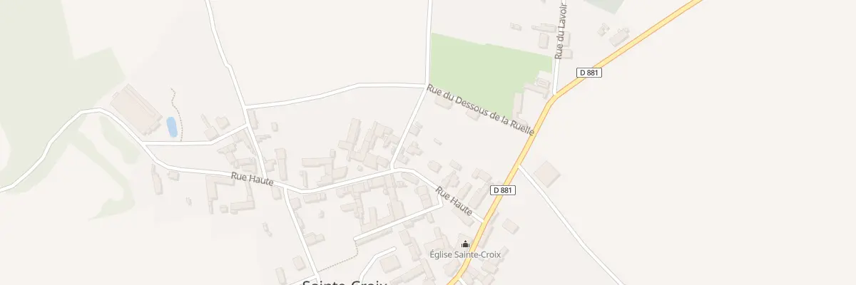 Plan du 6B Rue Haute à Sainte-Croix