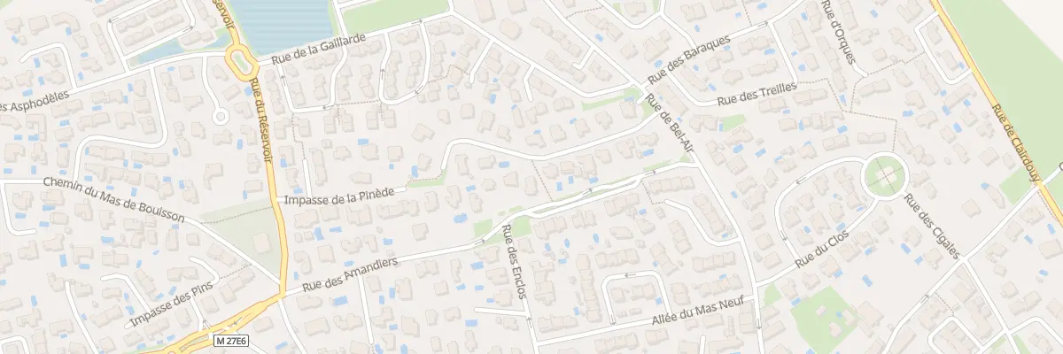 Plan du 2 Rue des Amandiers à Saint-Georges-d’Orques