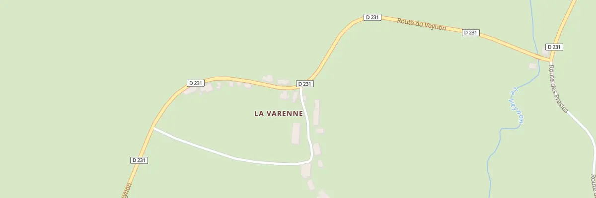 Plan du 172 La Varenne à Saint-Péreuse