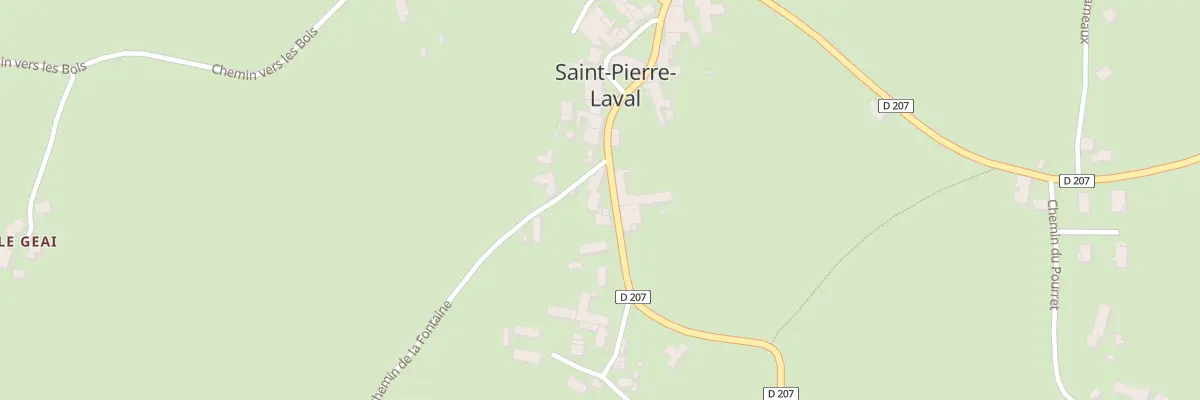 Plan du 5152 Le Bourg à Saint-Pierre-Laval