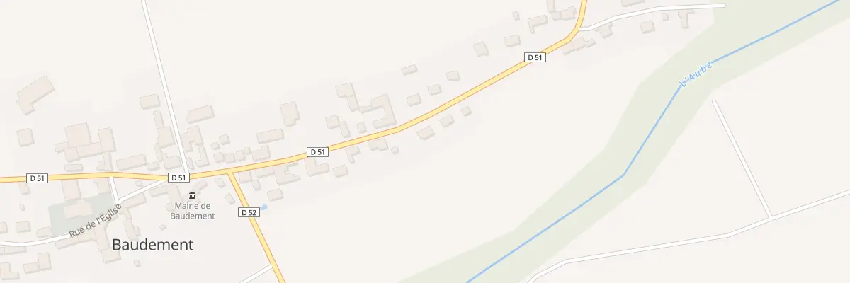 Plan du 24 Rue Principale à Baudement