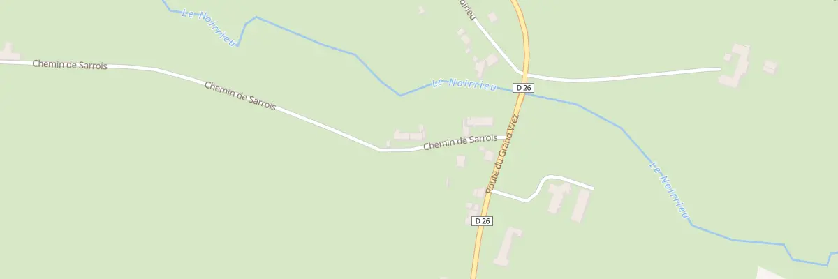 Plan du 11 Che de Sarrois à Esquéhéries