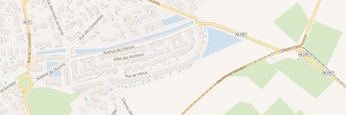 Plan du 31 Rue de Venus à Saussan