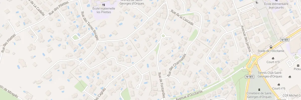 Plan du 2B Rue des Cagnès à Saint-Georges-d’Orques