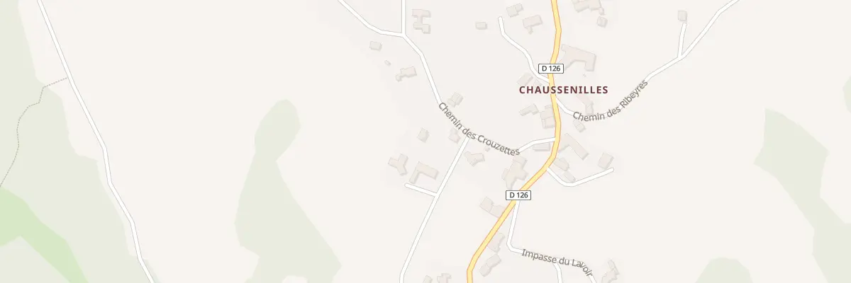 Plan du 141 Che des Crouzettes à Naussac-Fontanes