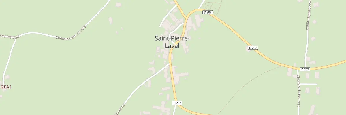 Plan du 5153A Le Bourg à Saint-Pierre-Laval