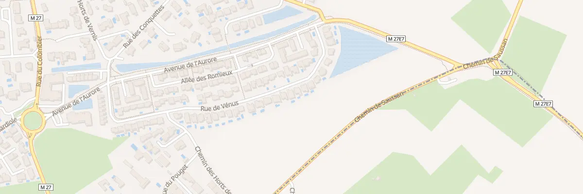 Plan du 32 Rue de Venus à Saussan
