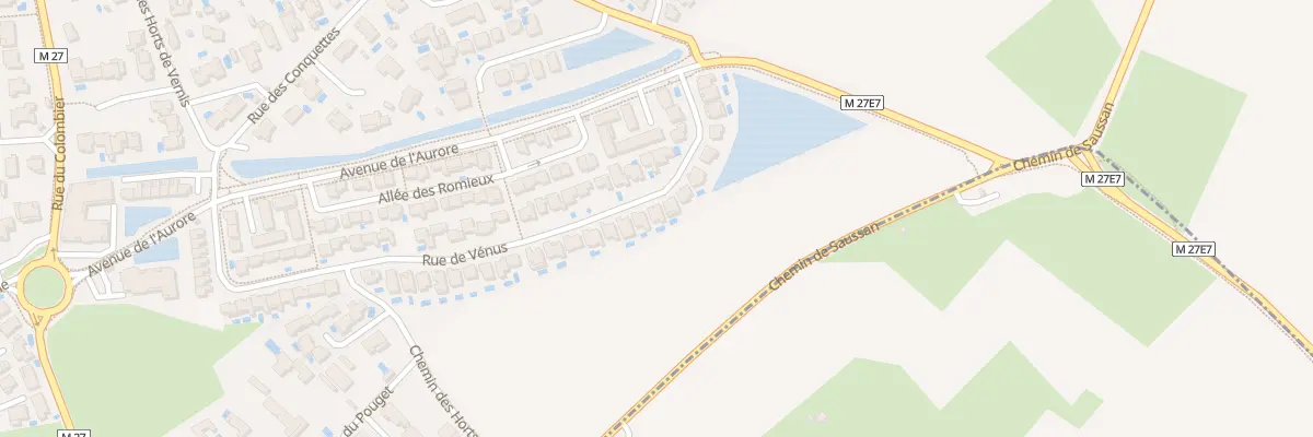 Plan du 36 Rue de Venus à Saussan
