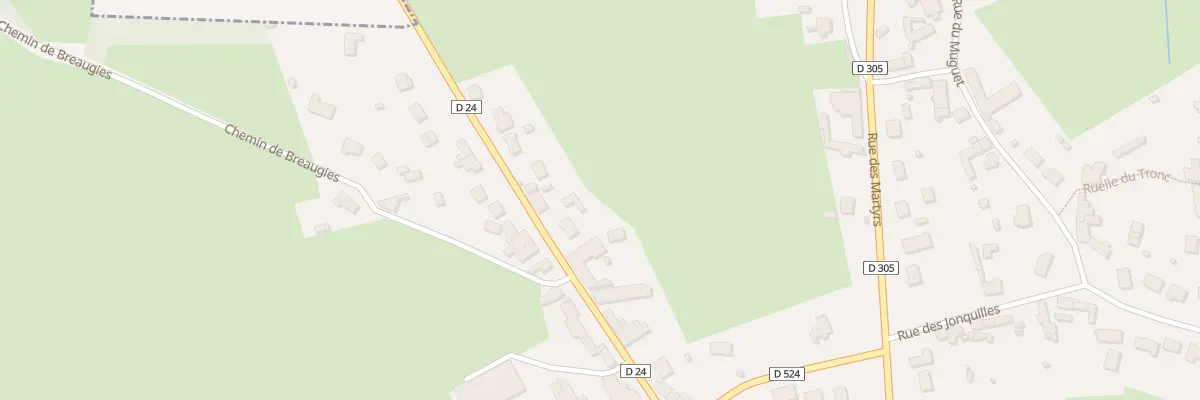 Plan du 16 Rue de Ruinse à Houdain-lez-Bavay