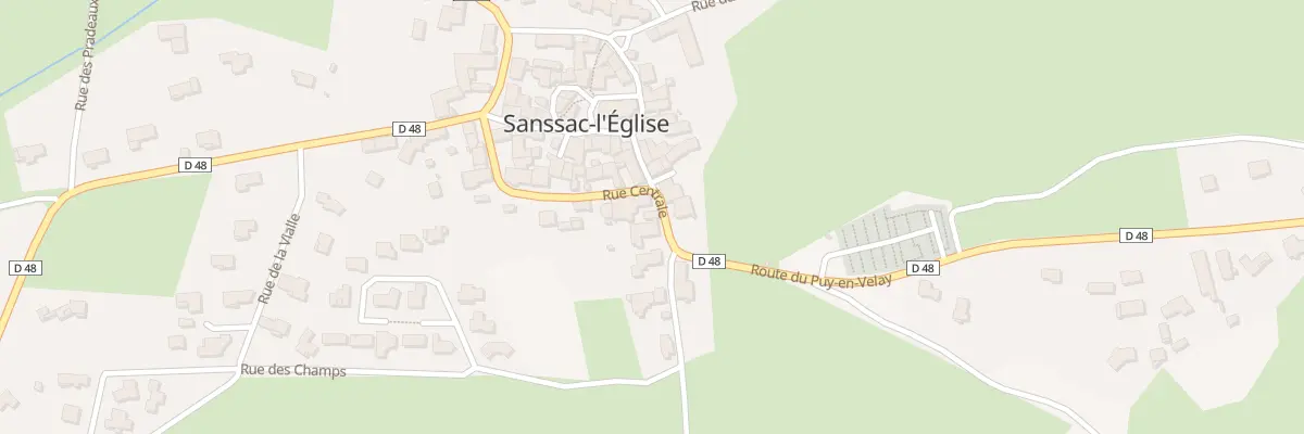 Plan du 3 Rue Centrale à Sanssac-l’Église