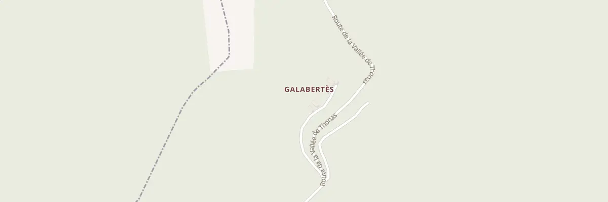 Plan du 8461 Rte de la Vallée de Thonas à Saint-Germain-de-Calberte