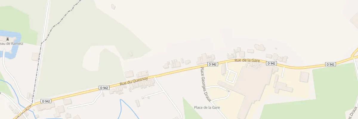 Plan du 66 Rue de la Gare à Bavay