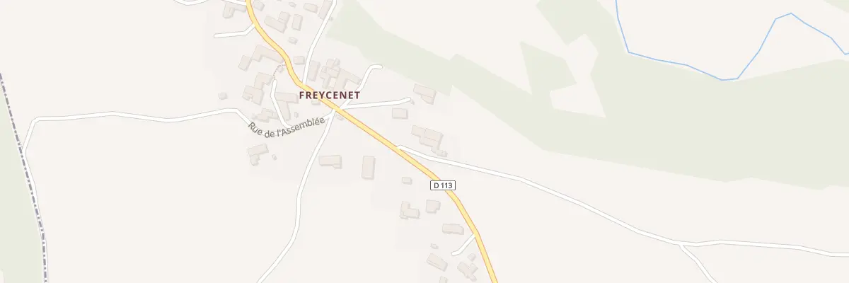 Plan du 1 Freycenet à Borne