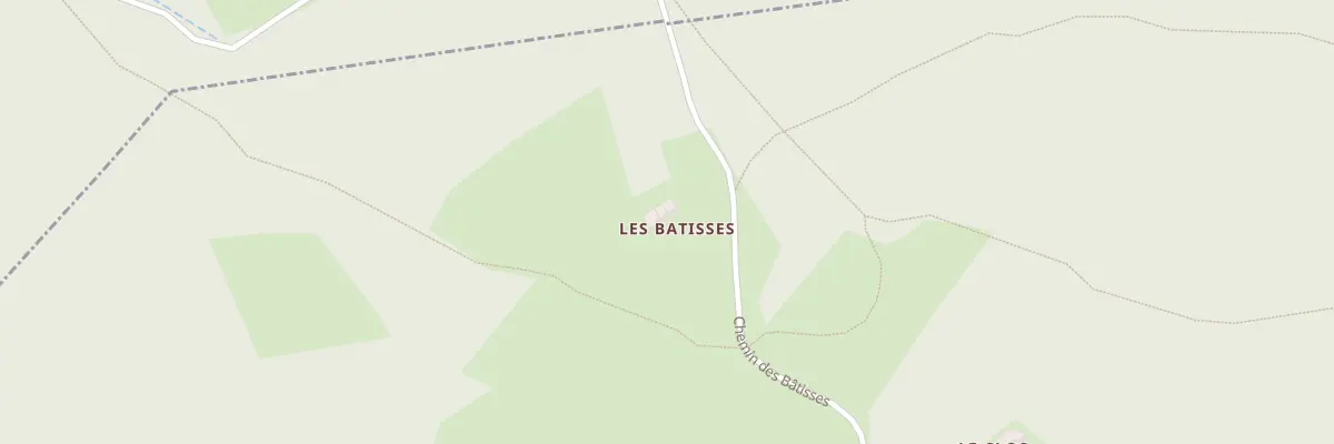 Plan du 5404 Les Batisses à Valcivières