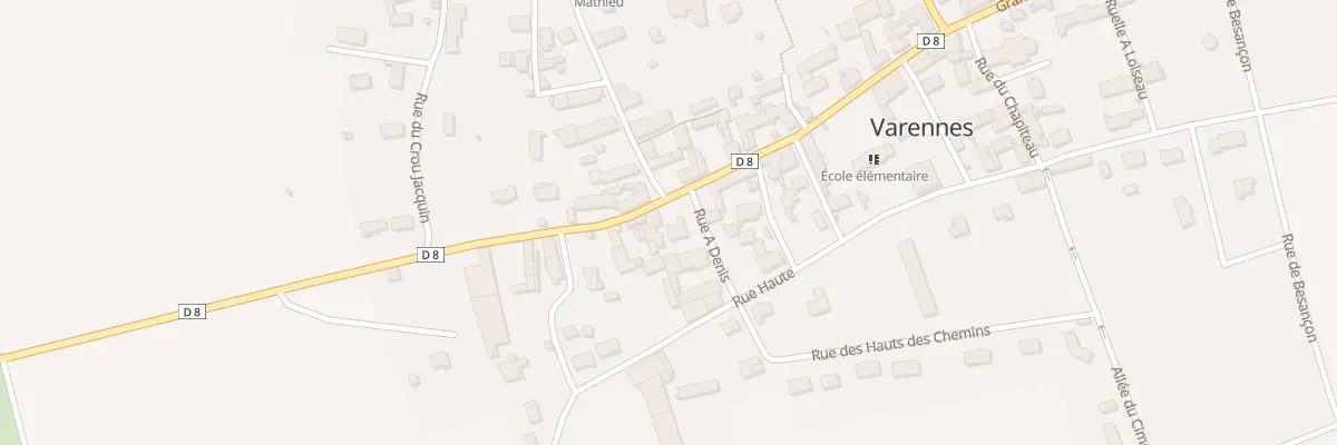 Plan du 26 Gr Grande Rue à Varennes