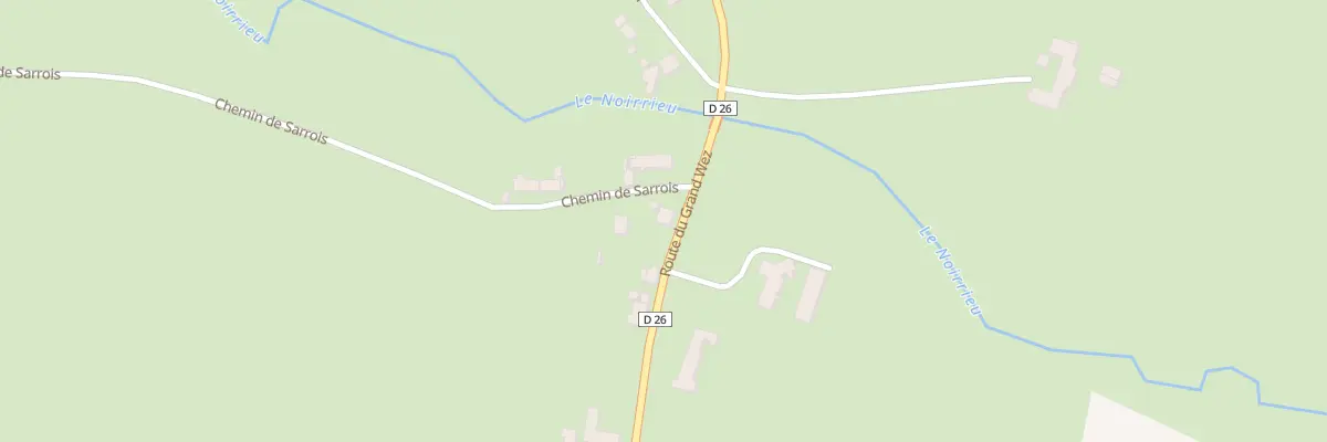 Plan du 39 Rte du Grand Wez à Esquéhéries