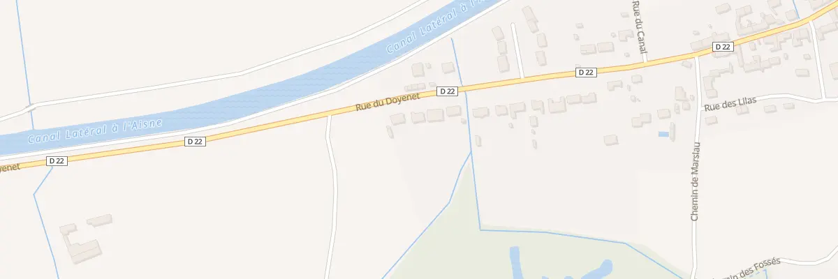 Plan du 55 Rue du Doyenet à Concevreux