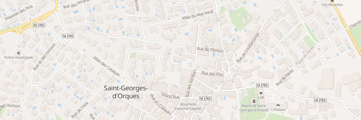 Plan du 1C Rue des Enclos à Saint-Georges-d’Orques