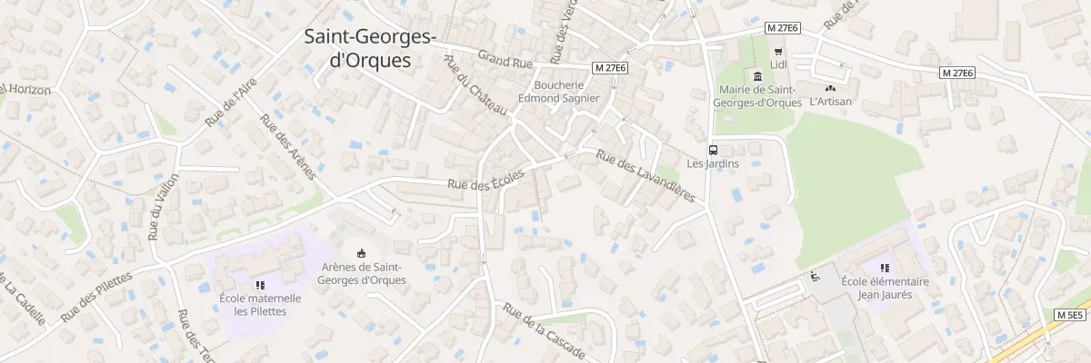 Plan du 3B Pl de l’Eglise à Saint-Georges-d’Orques