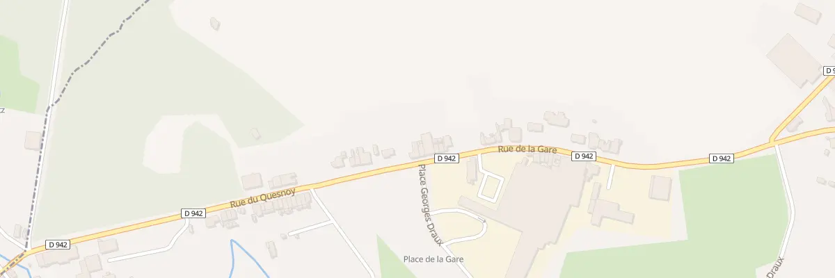 Plan du 60 Rue de la Gare à Bavay
