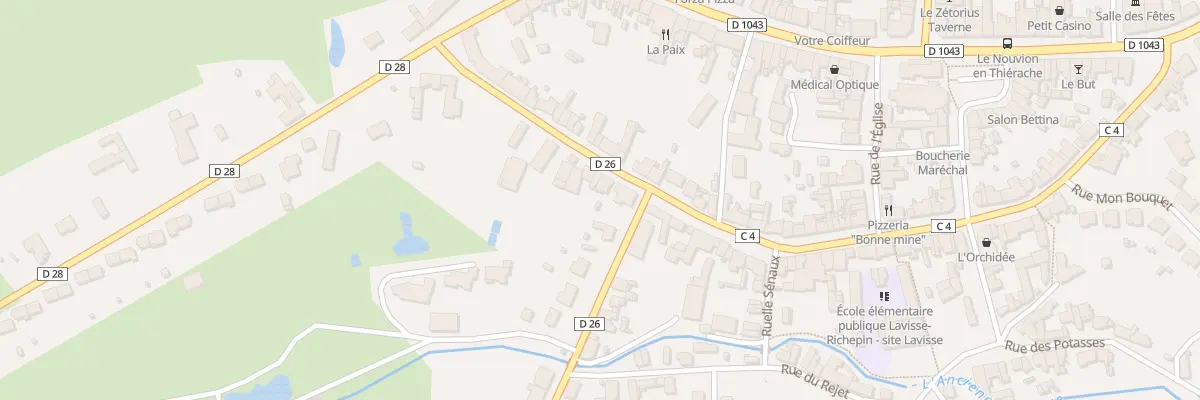 Plan du 87 Rue Ernest Lavisse au Nouvion-en-Thiérache