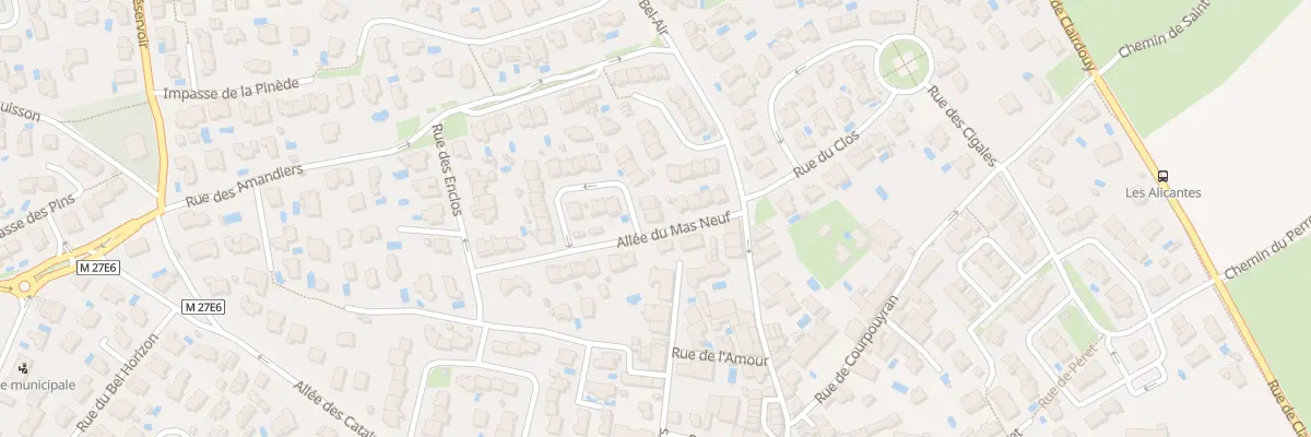 Plan du 1 Rue du Mas Neuf à Saint-Georges-d’Orques