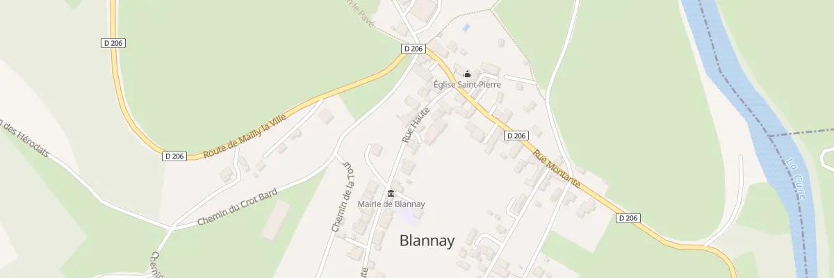 Plan du 3 Rue Haute à Blannay