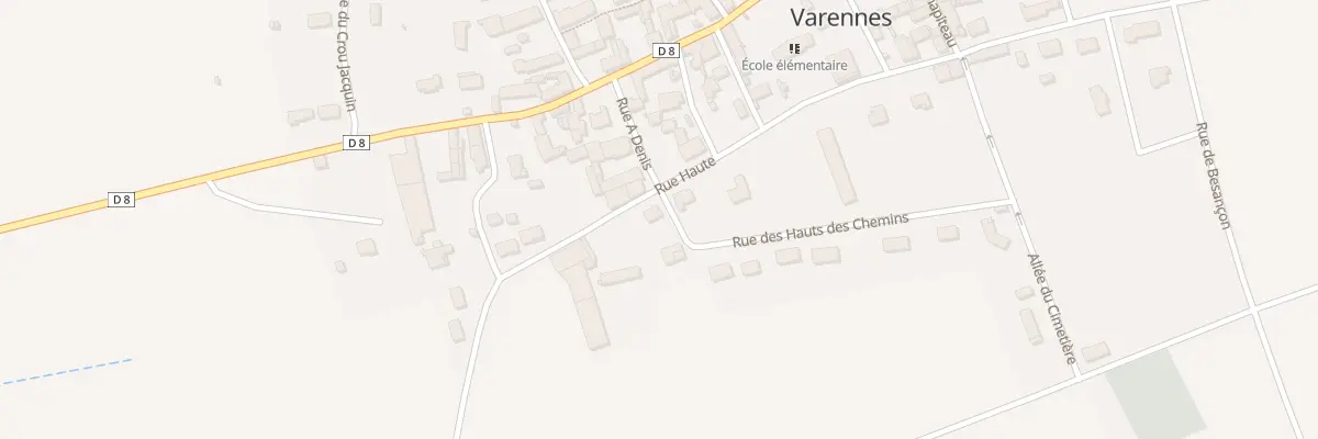 Plan du 31 Rue Haute à Varennes