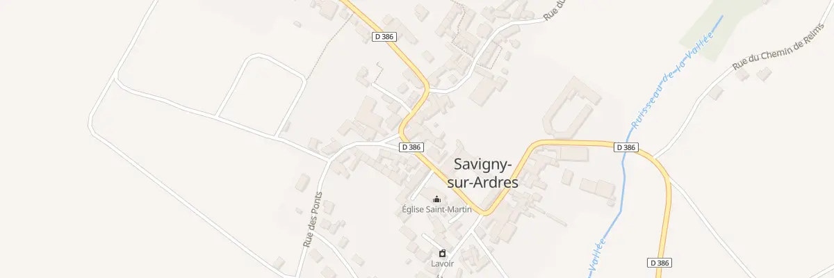 Plan du 10T Rue Perrier de Savigny à Savigny-sur-Ardres