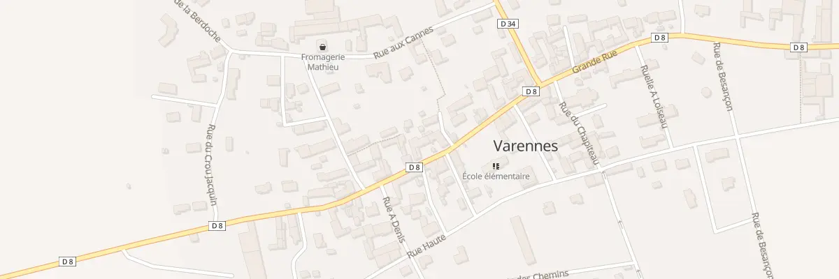 Plan du 21 Gr Grande Rue à Varennes
