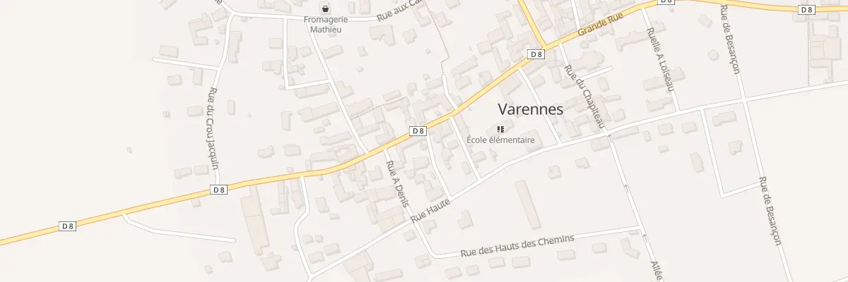Plan du 2 Rue sous le Porche Couvert à Varennes