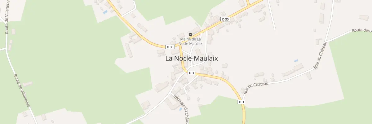 Plan du 11 Rte de Bourbon à La Nocle-Maulaix