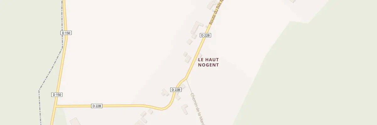 Plan du 36 Rte du Bas Nogent à Nogent-en-Othe