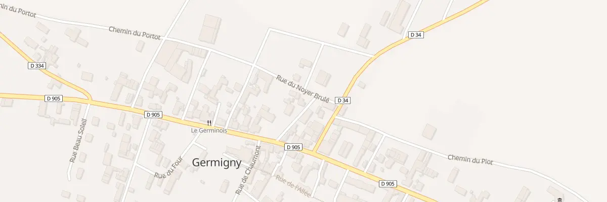 Plan du 5 Rue du Grd Verger à Germigny