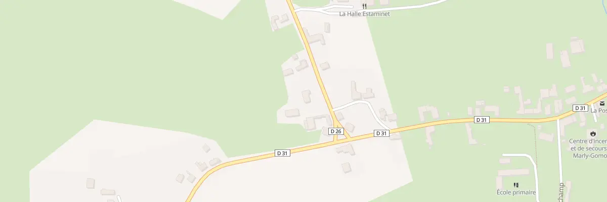 Plan du 3 Rue de Chigny à Marly-Gomont