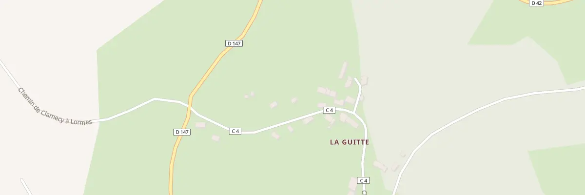 Plan du 164 La Guitte à Pouques-Lormes