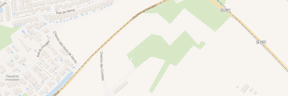 Plan de Lous Cayrals à Fabrègues