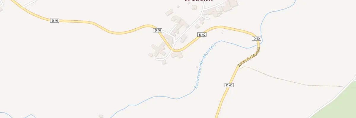 Plan du 5177 Le Monteil à Saint-Haon