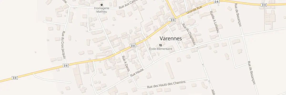 Plan du 2 Rue du Puits de la Treux à Varennes