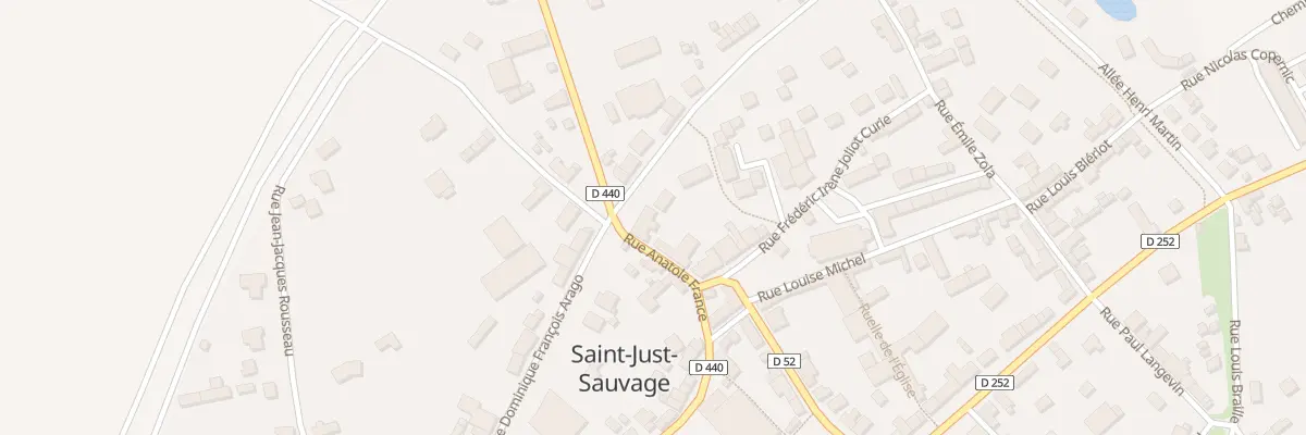 Plan du 4 Rue Pablo Picasso à Saint-Just-Sauvage