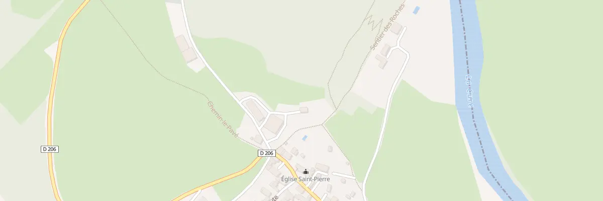 Plan du 2 Rue du Val aux Moines à Blannay