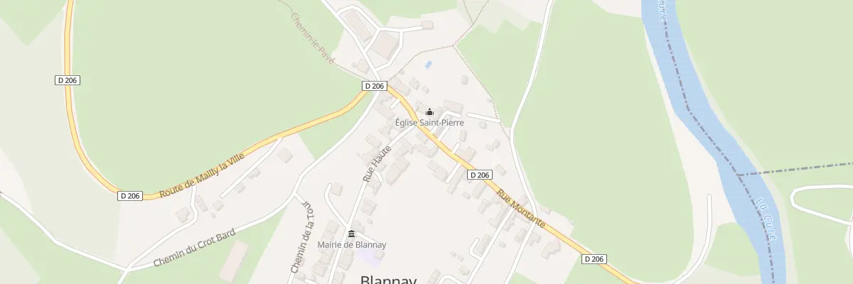 Plan du 13 Rue Montante à Blannay