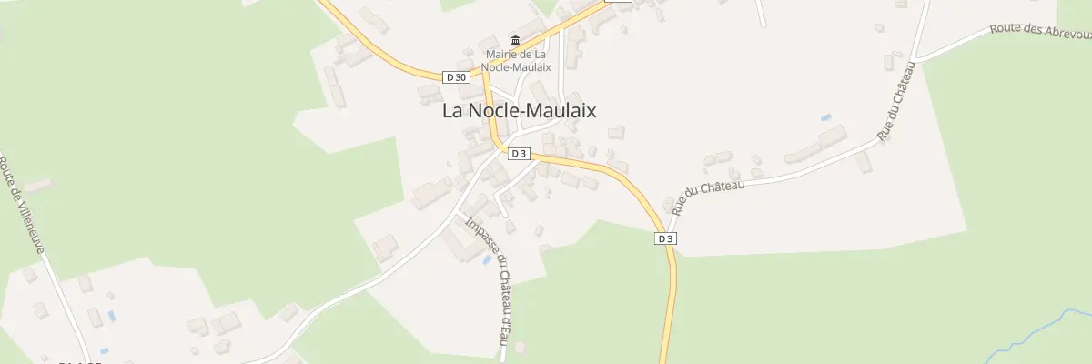 Plan du 20 Rte de Bourbon à La Nocle-Maulaix