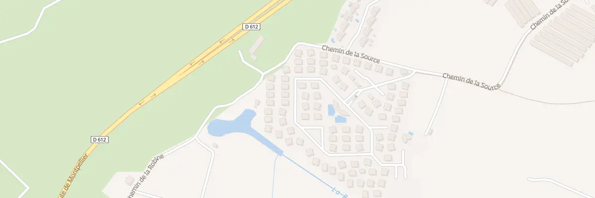 Plan du 5002F Res Les Jardins de la Robine 2 à Vic-la-Gardiole